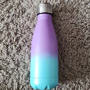 Ombre metal water bottle